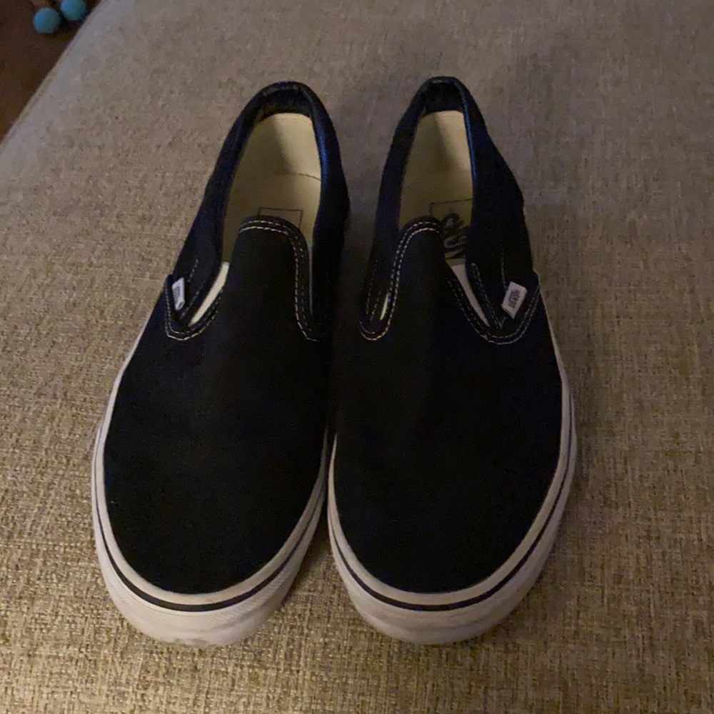 Vans slip on black canvas 10.5 men’s